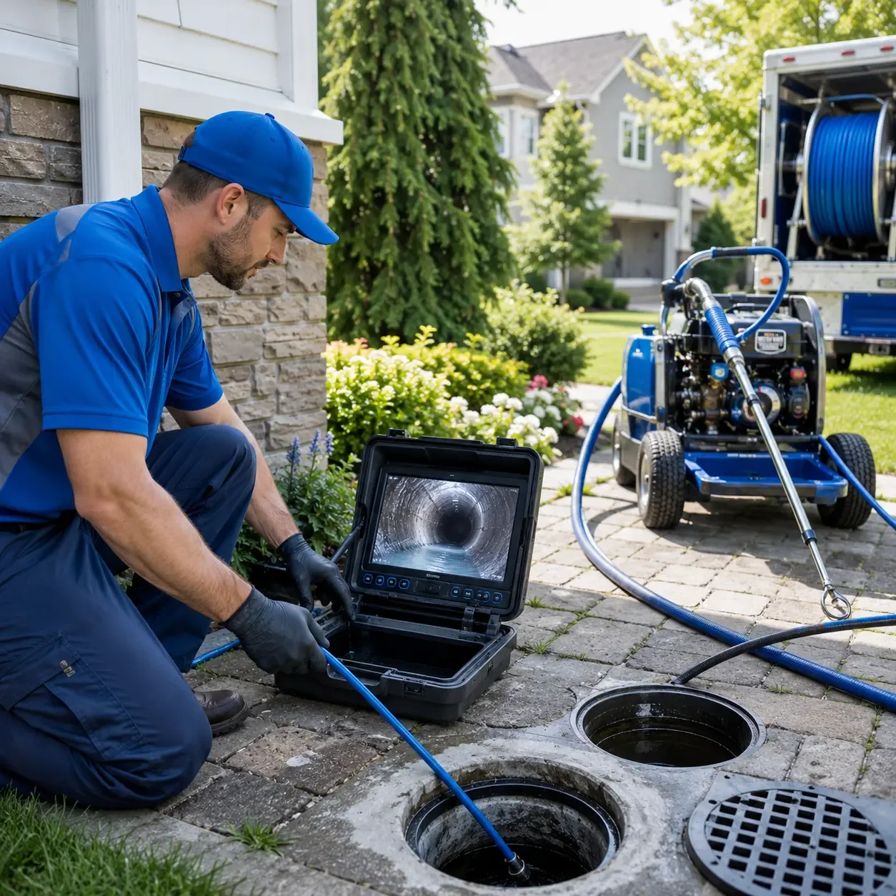 Outdoor drain cleaning professionals serving Verona, VA